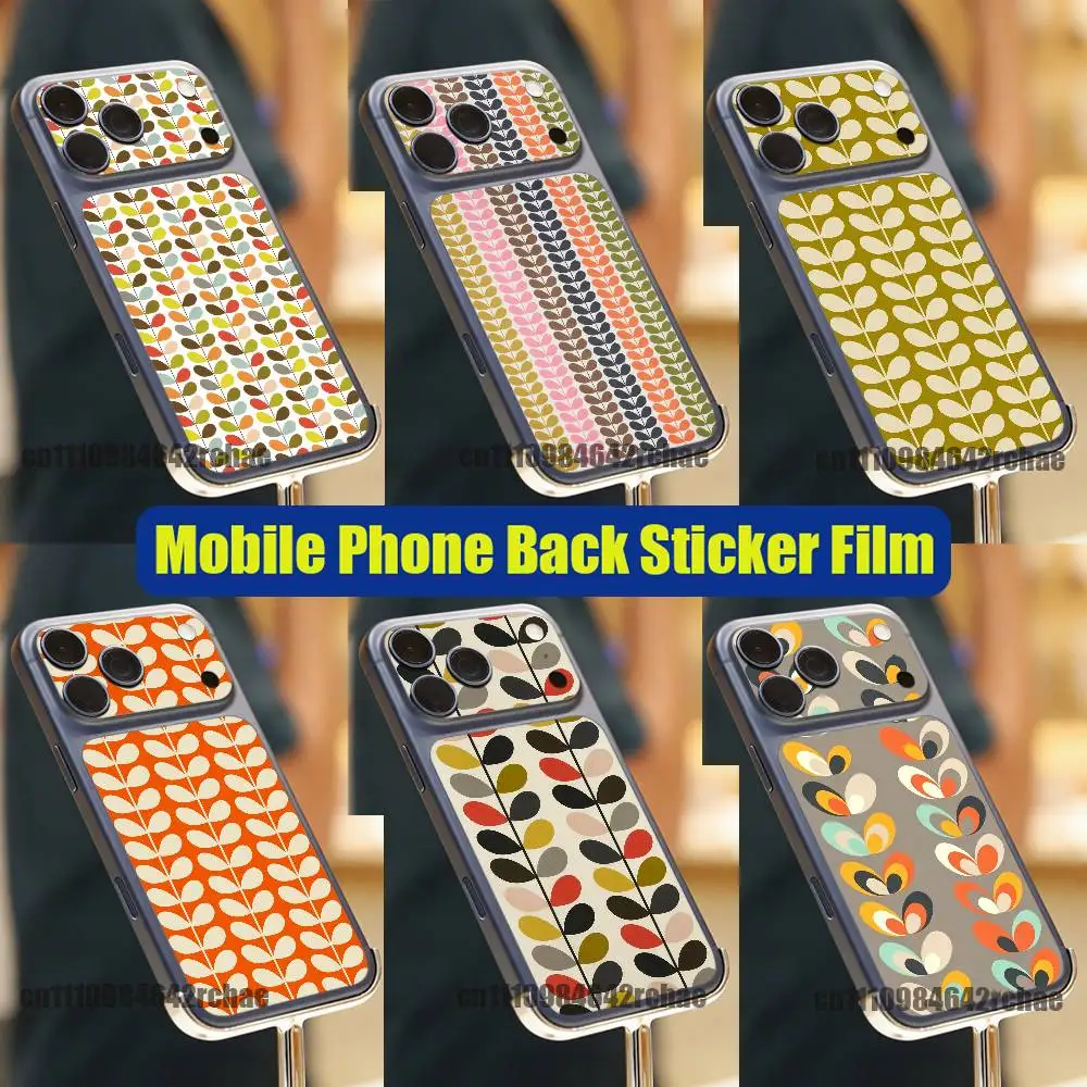 Para iPhone 17 Pro Max, Adhesivo Decorativo para la Parte Trasera del Teléfono, Diseño Multi Stem Orla Kiely Folio, Vinilo Decorativo, Personalizable, Cobertura Total