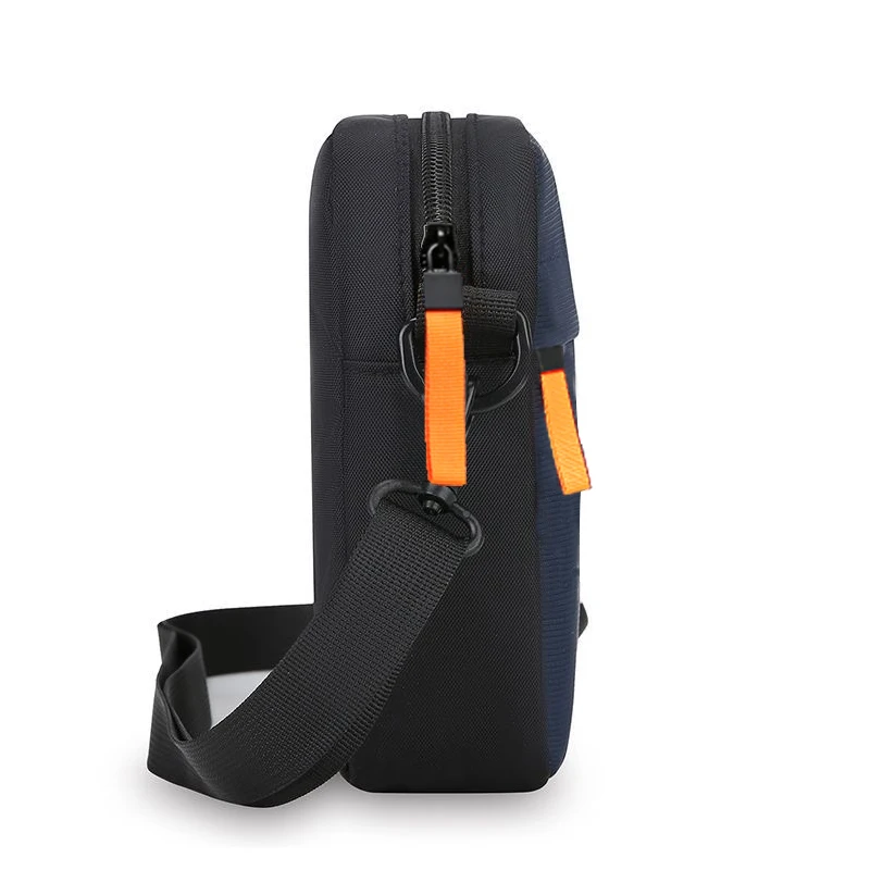 Men Oxford Fabric Sport Crossbody Bag Lightweight Multifunction Adjustable Strap Casual Daily Outdoor Work Travel Shoulder Bag