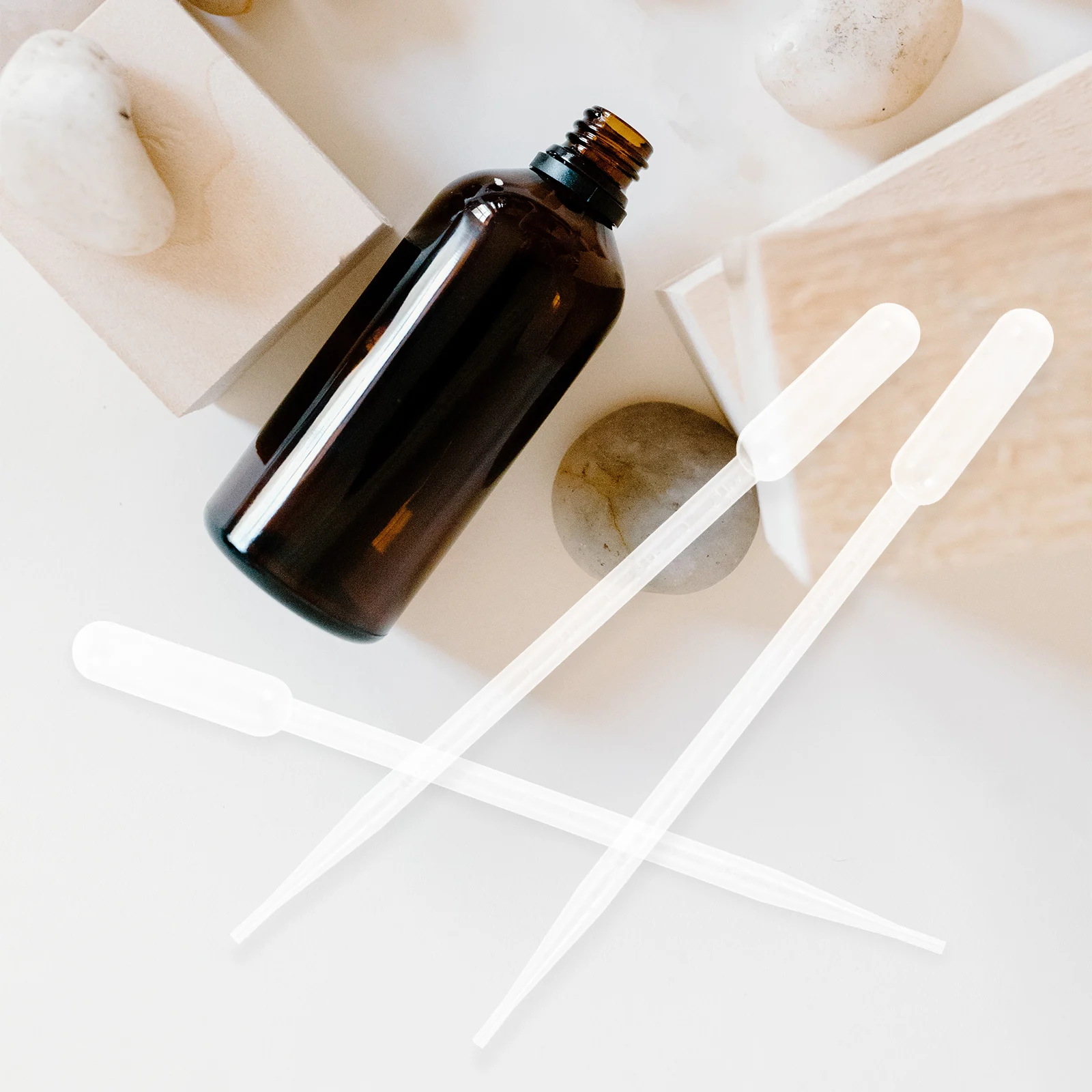 100pcs Plastic Dropper Pipette With Scale Disposable Oil Dropper 5Ml Droppers For Essential Oils Aromatherapy