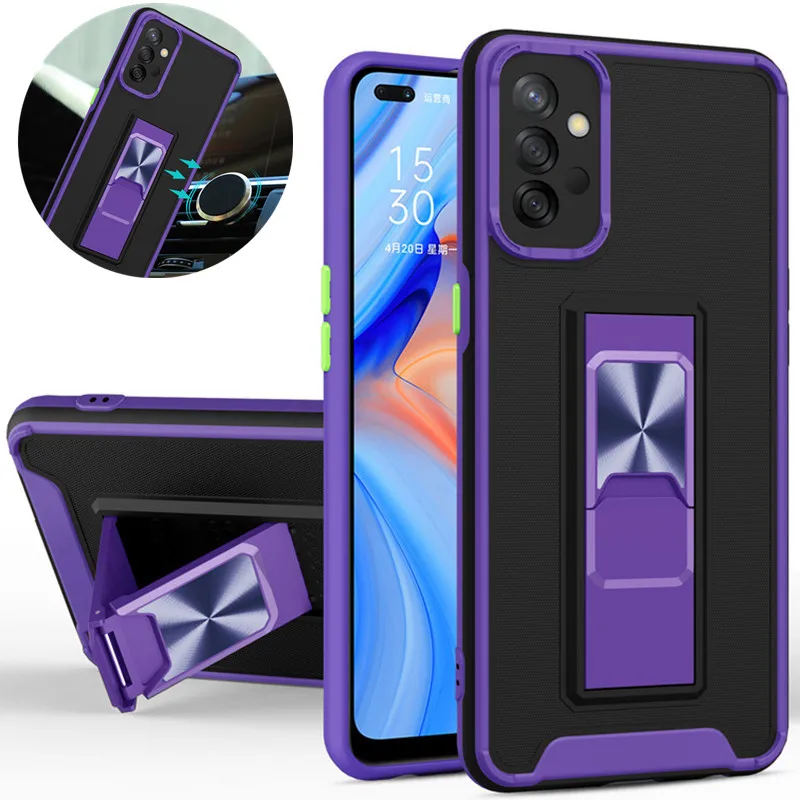 For Samsung Galaxy A52 A72 A32 A42 A12 A82 A22 Car Magnetic Ring Armor Case For A21S A21 S A11 A01 A31 A51 A71 A20 A30 A50 A10S