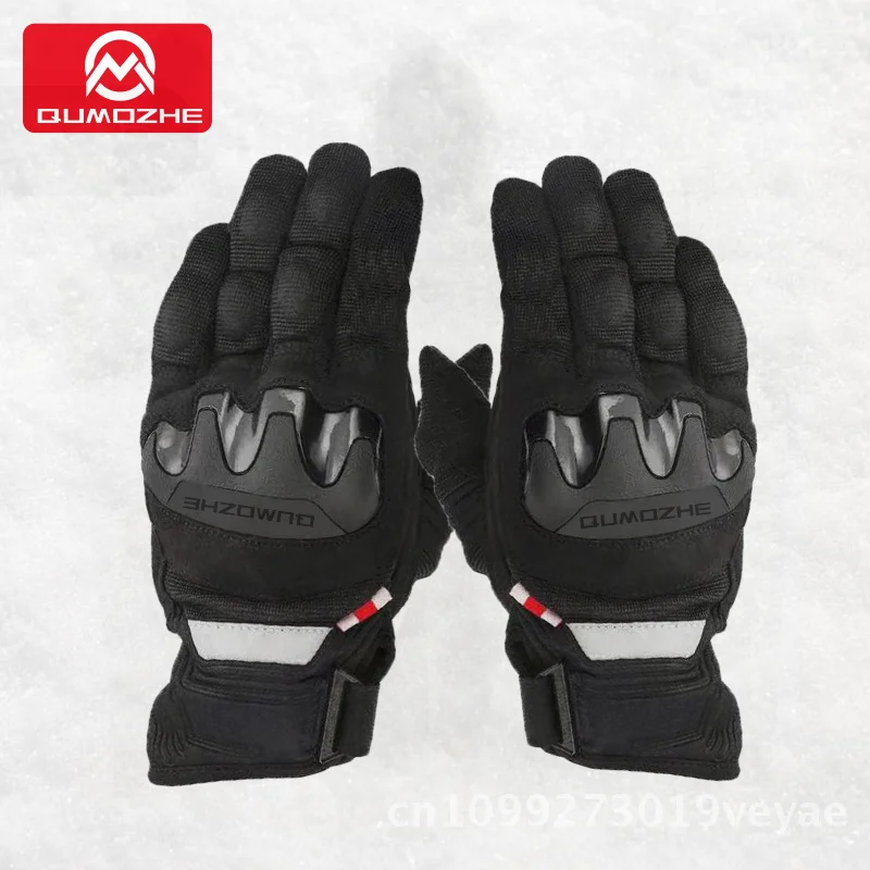 

Touchscreen Motorcycle Riding Gloves Outdoor Bicycle Cross-Border Black Blue Red Nylon Gloves for All Genders M L XL XXL Sizes
