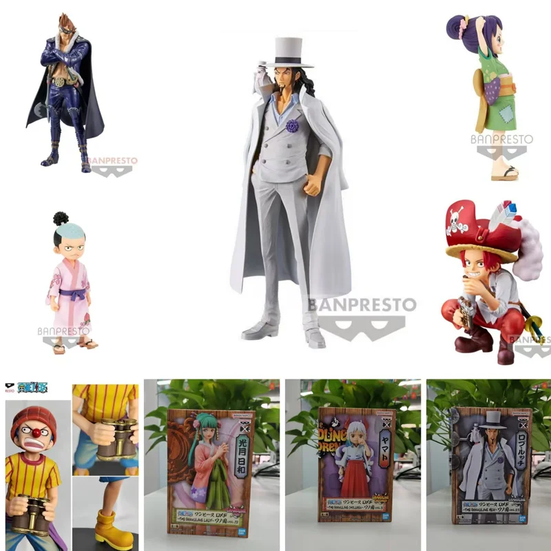 Bandai Namco Banpresto One Piece Dxf Wano Country Buggy Shanks Yamato Kozuki Hiyori The Grandline Children Figure Model Toy gift