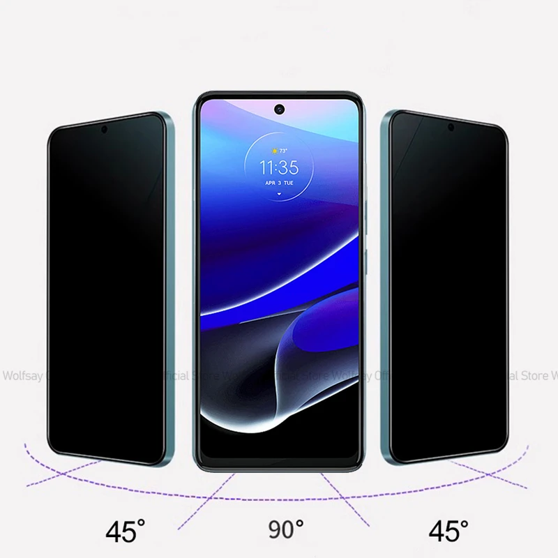 2/4PCS Privacy Screen Protector For Motorola Moto G Stylus 5G 2022 Anti-Spy Tempered Glass Motorola Moto G Stylus 5G 2022 Glass