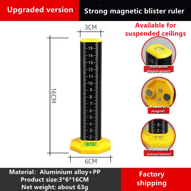 

Magnetic Blister Contour Ruler Levelling Positioning Ruler Carpentry tiling levelling positioning ruler Double-sided contour Rul