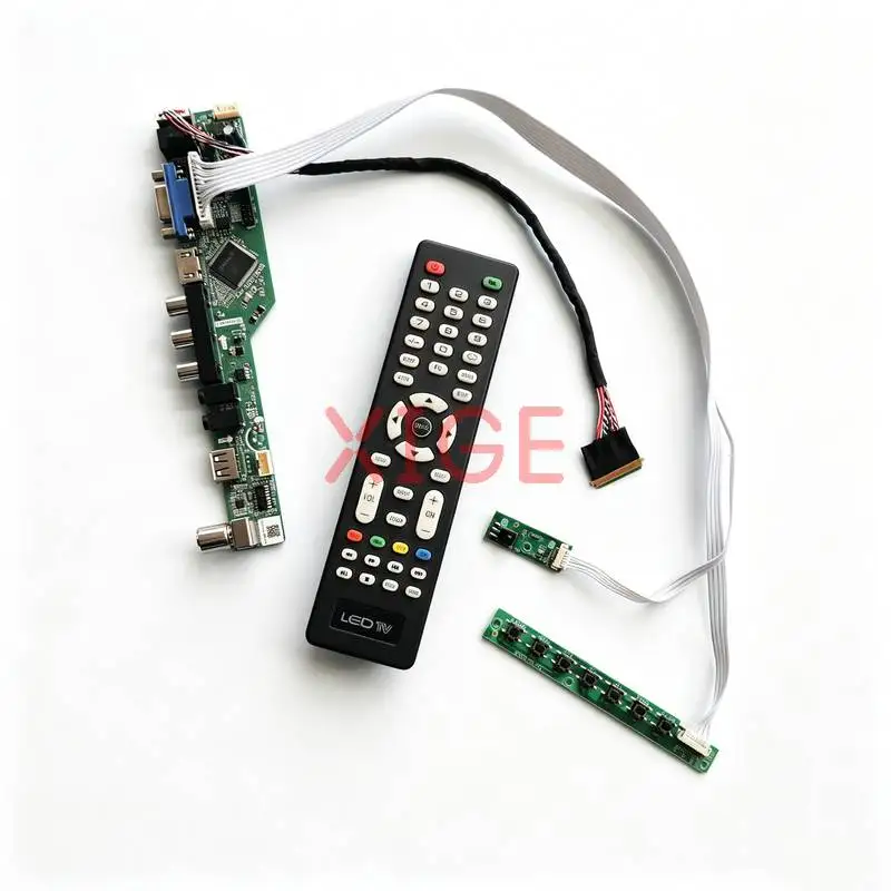

For LP140WD2 LP140WD1 B140RTN02 B140RTN03 Controller Board Kit 40Pin LVDS Laptop Monitor Panel HDMI+VGA+AV+USB 1600*900 1600x900