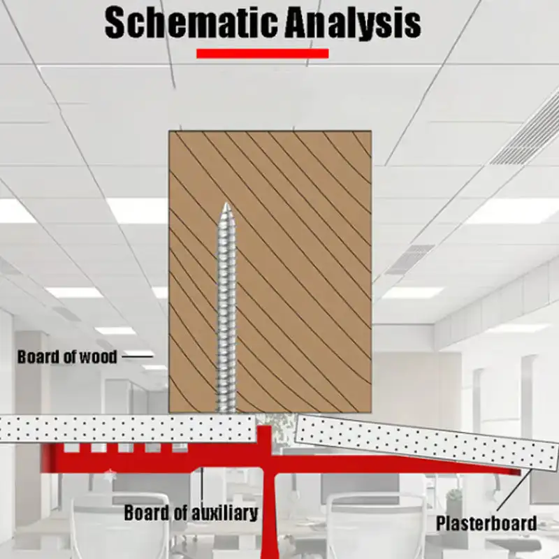 Roof Plaster Positioning&Fixing Board Al Drywall Plasterboard Fixing Tool Woodworki Roof Ceiling Fixing labor-saving Pallet Tool