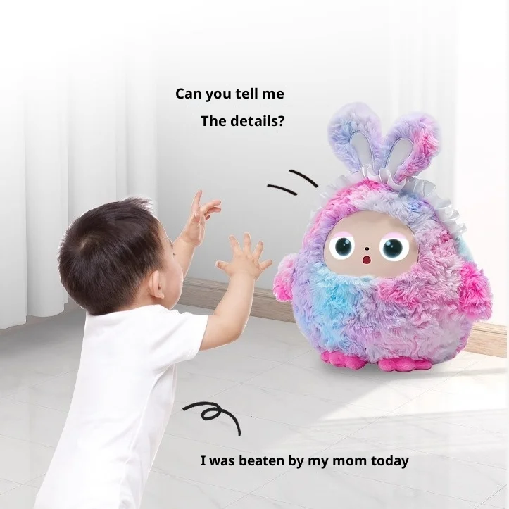 Ledoudou AI interactief robotspeelgoed Voice Chat Companion voor kinderen Educatieve pluche pop met vroege leerfuncties