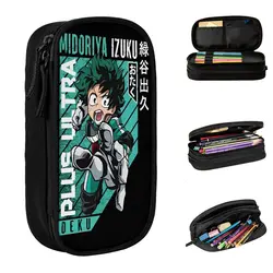 Classic My Hero Academia Deku Pencil Cases Pencilcases Pen Holder for Girl Boy Large Storage Bag Students School Gift Stationery