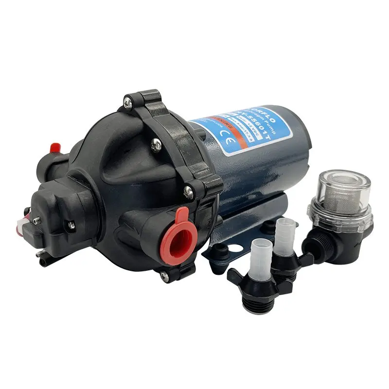 SAILINGFLO HY-55601T 12V DC 60psi Marine Diaphragm Pump Micro Electric Car Wash Pump