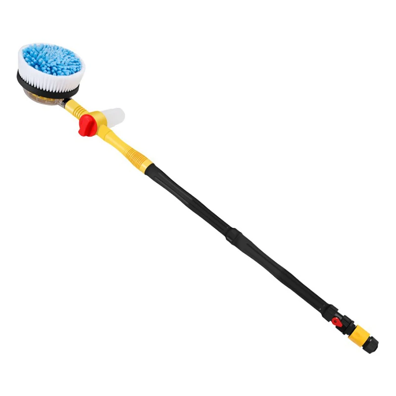 5Pcs/Set Car Cleaning Brush Wash Foam Automatic Rotary Long Handle Mop Chenille Broom Tools