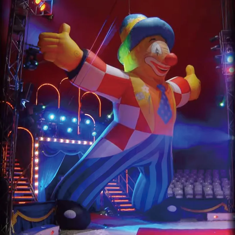 

Inflatable clowns with blowers, Christmas festival event decorations, stage decorations