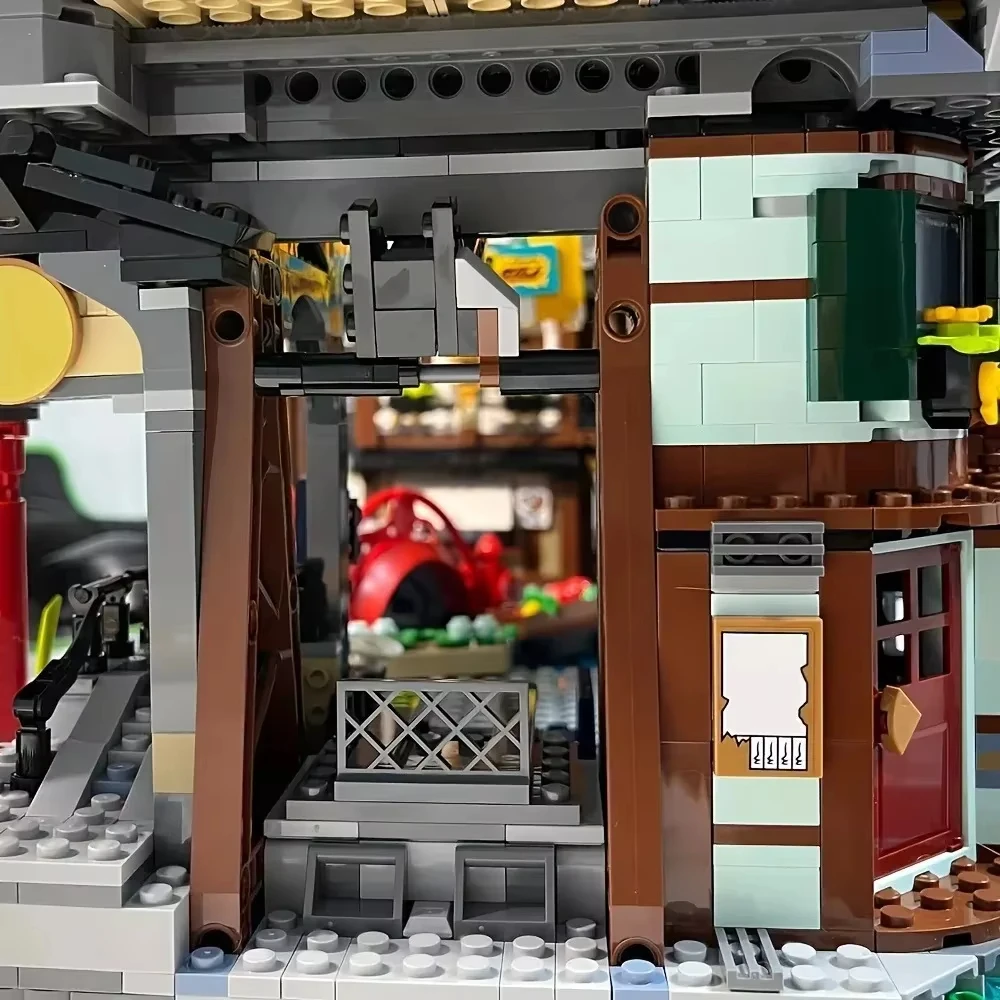 New market garden building blocks toys children Christmas birthday boy gifts Adult holiday gifts creative brick building model