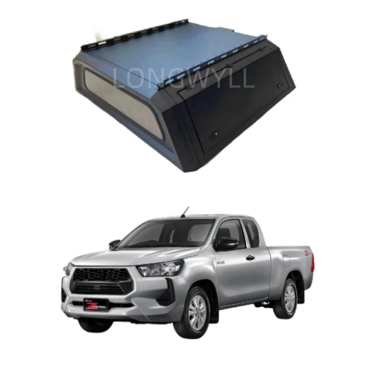 

Factory Truck Tonneau Cover Custom-fit Roll-up Waterproof Anti-theft Pickup Roller Shutter Lids for HILUX REVO