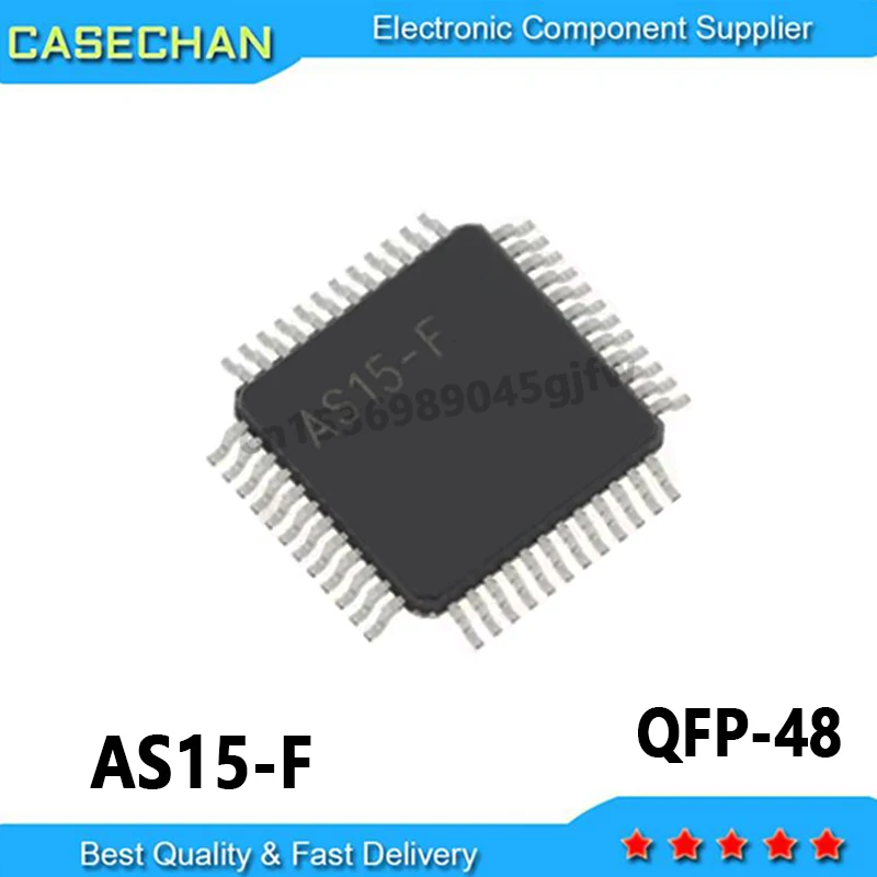 2PCS AS15F  AS15-F  QFP-48 New and Original