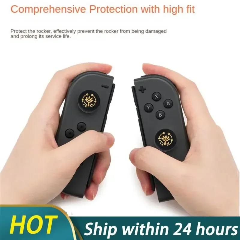 Thumb Stick Grip Caps Compatible With Nintendo Switch/Switch Lite/Switch OLED Joystick Silicone Protective Cover