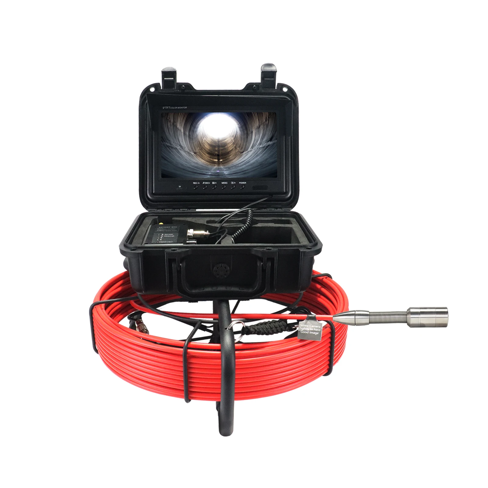 Factory Price 20M Cable Industry Endscape 9 Inch TFT LCD Display Sewer Pipe Inspection Cmera System Uzed for Pipe Inspection