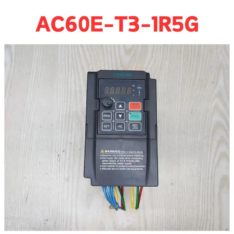 

second-hand inverter AC60E-T3-1R5G, function well Tested well and shipped quickly