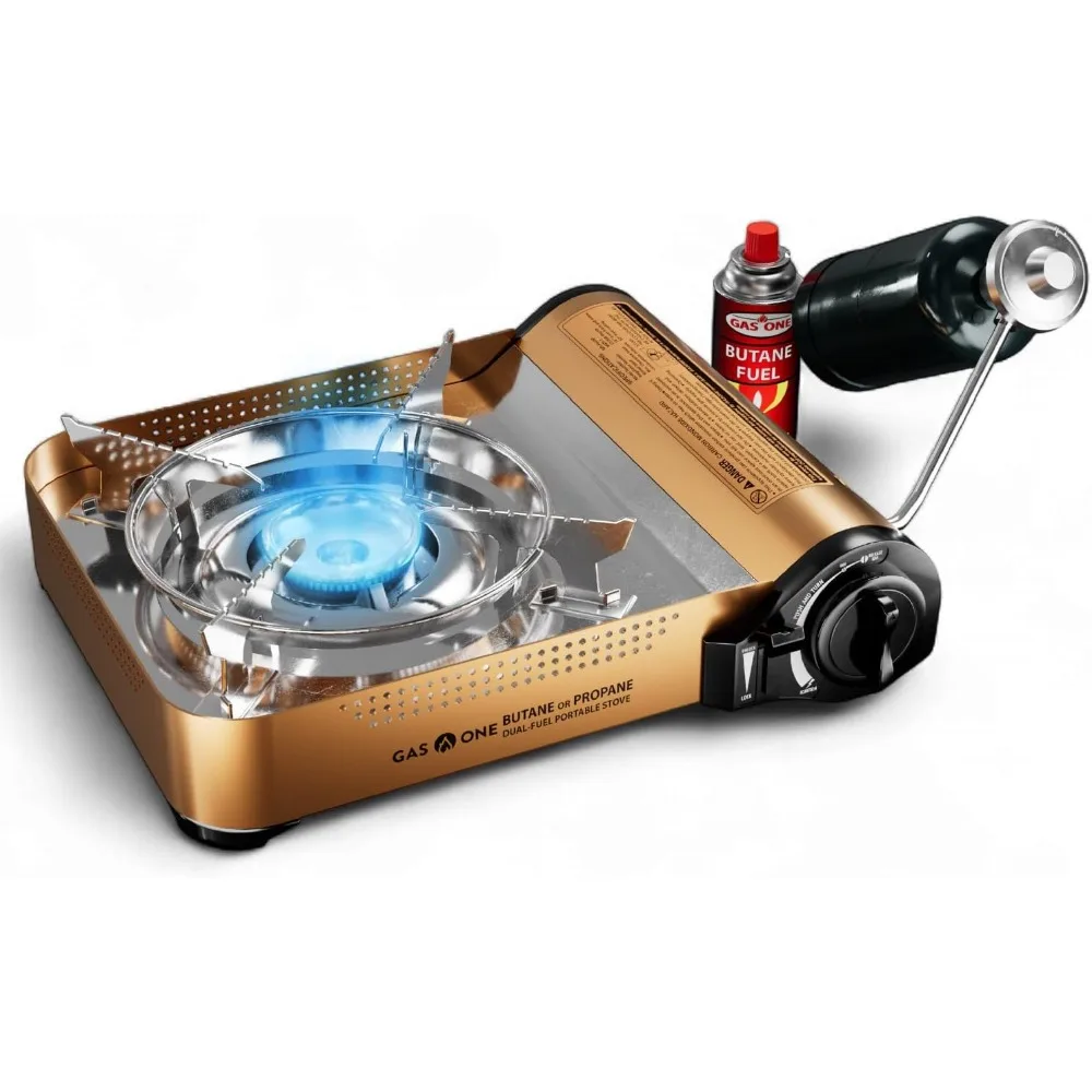 

4000P - Camp Stove - Premium Propane or Butane Stove with Convenient Carrying Case - Patented -Great for Camp Stove and Portable