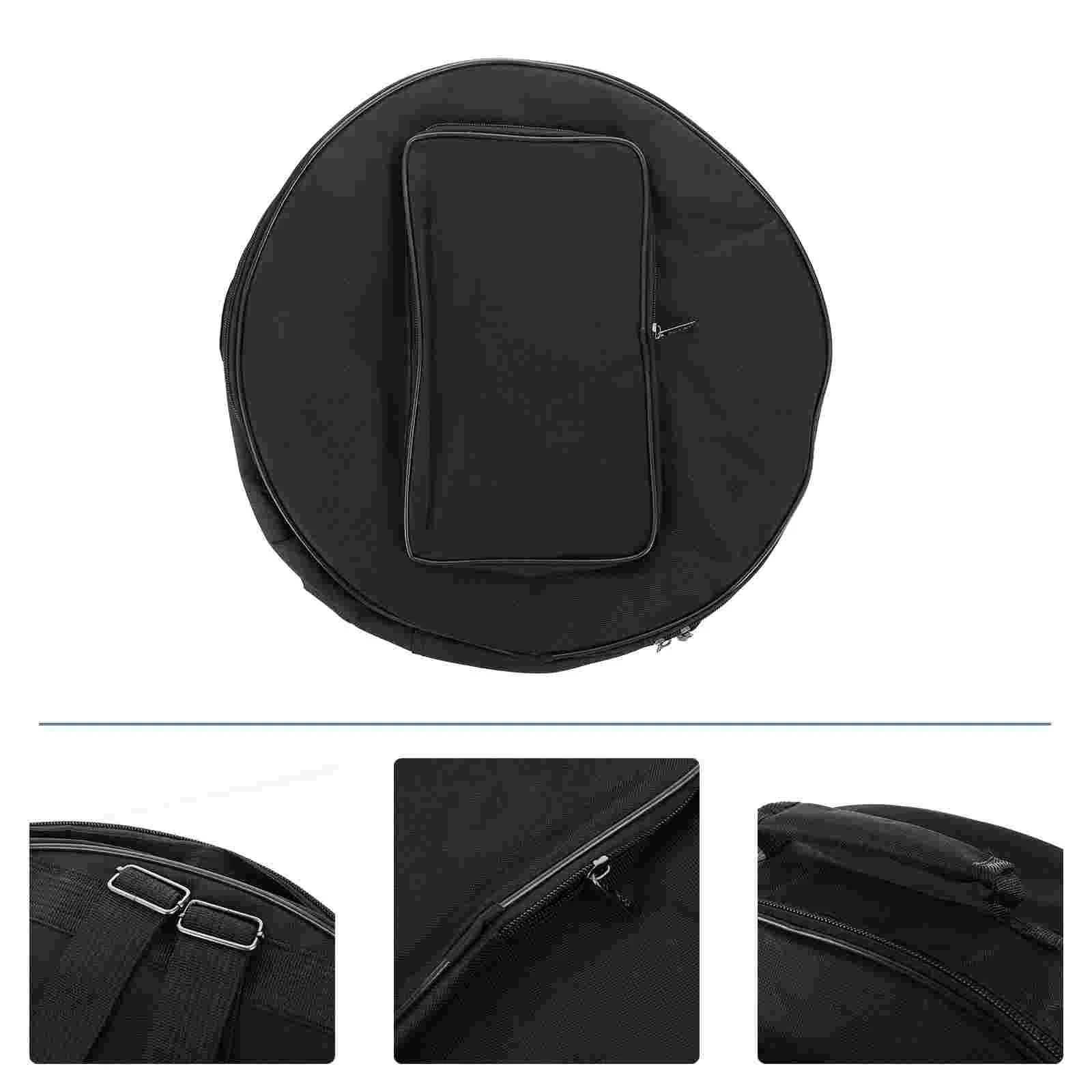 13 -14 Snare Bag Black Handbag Padded Drum Backpack Case Oxford Cloth Portable Travel