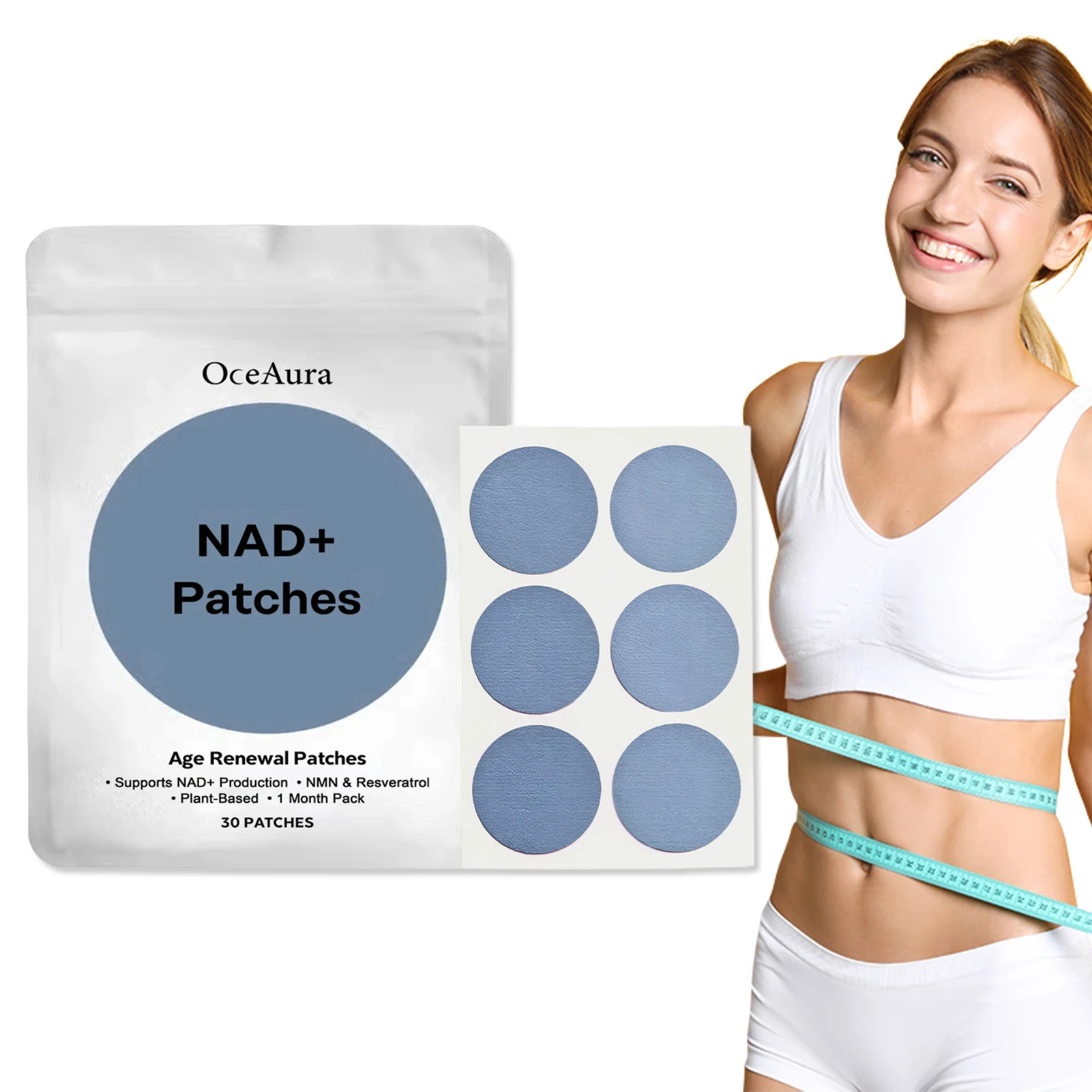 رقعة العناية بالجسم للنساء تغذي البشرة والعناية الناعمة واللطيفة وصديقة للبشرة للعناية بالبشرة المنزلية اليومية 30 قطعة