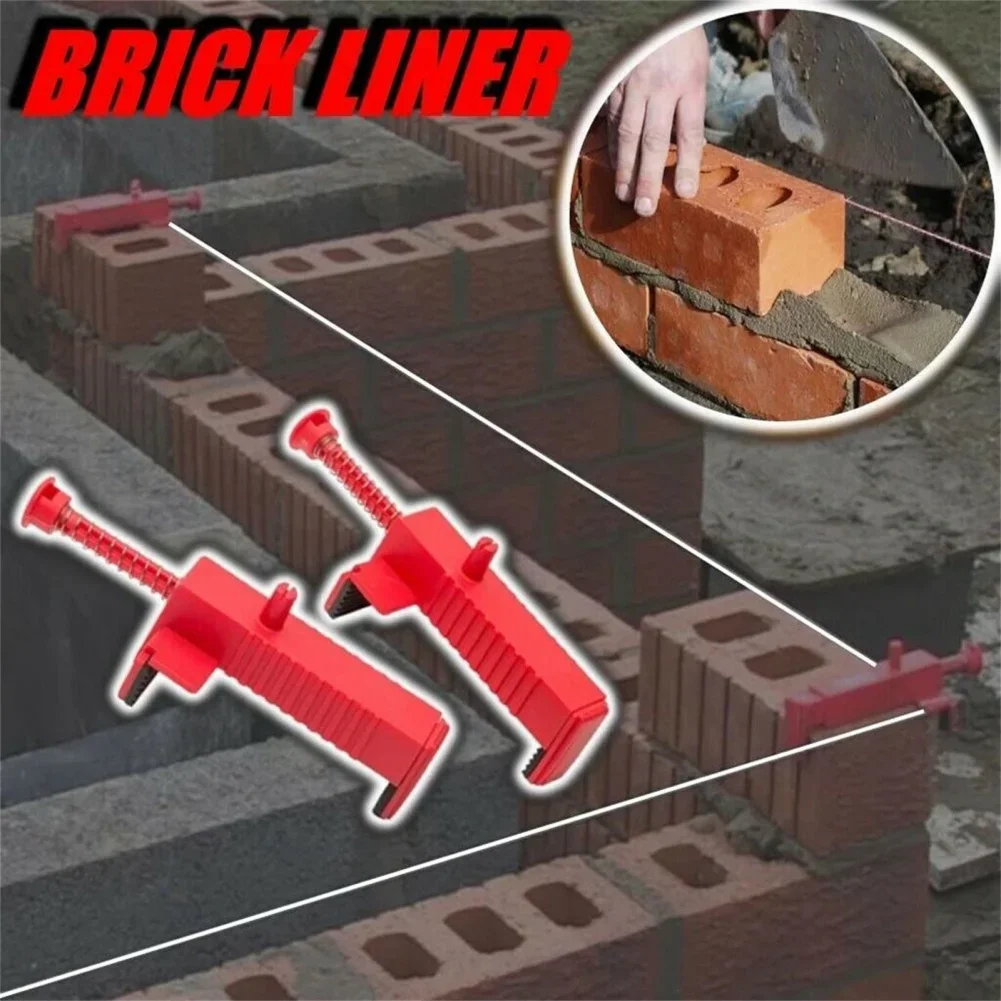 2/4pcs Brick Liner Runner Building Wire Frame Brick Liner Clamp Wire Drawer Fixer For Building Construction Fixture