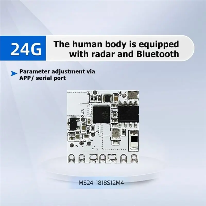 DT51 24G Human Presence for Radar Bluetooth Switch Module, Electronic Intelligent Movement Detection Sensor Board