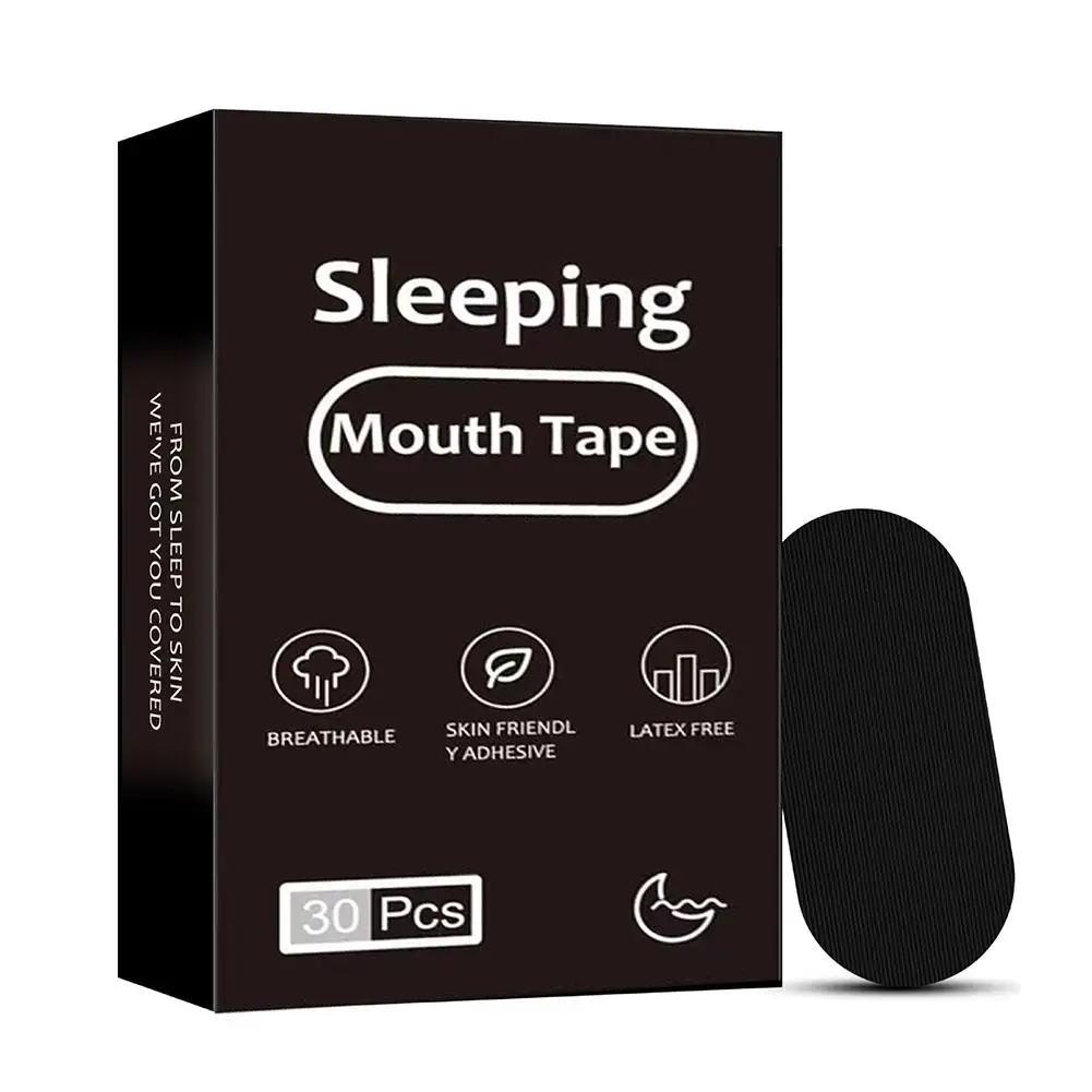 30Pcs Mouth Tape Sleeping Keep Mouth Close Prevent Snoring Gentle Sleep Strip For Home Travel Mouth Tape Tape For Sleeping