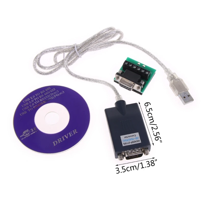 USB2.0 to RS-485 RS-422 DB9 Pin Female COM Serial Port Chip PL2303 Isolated USB to a RS485 RS422 Adapter Converter image 6