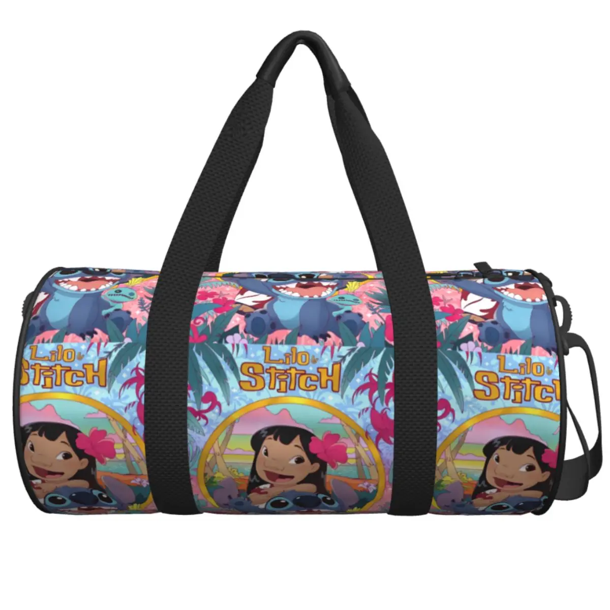 

Stitch Cartoon Gym Bag Ctue Swimming Sports Bags Men Custom Large Capacity Vintage Fitness Bag Outdoor Handbags