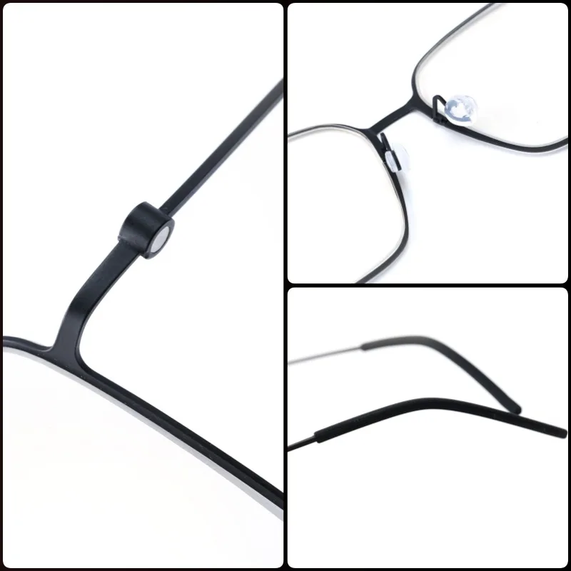 Ultra Lightweight Circular Titanium Glasses Frame Retro Design_voghion.com