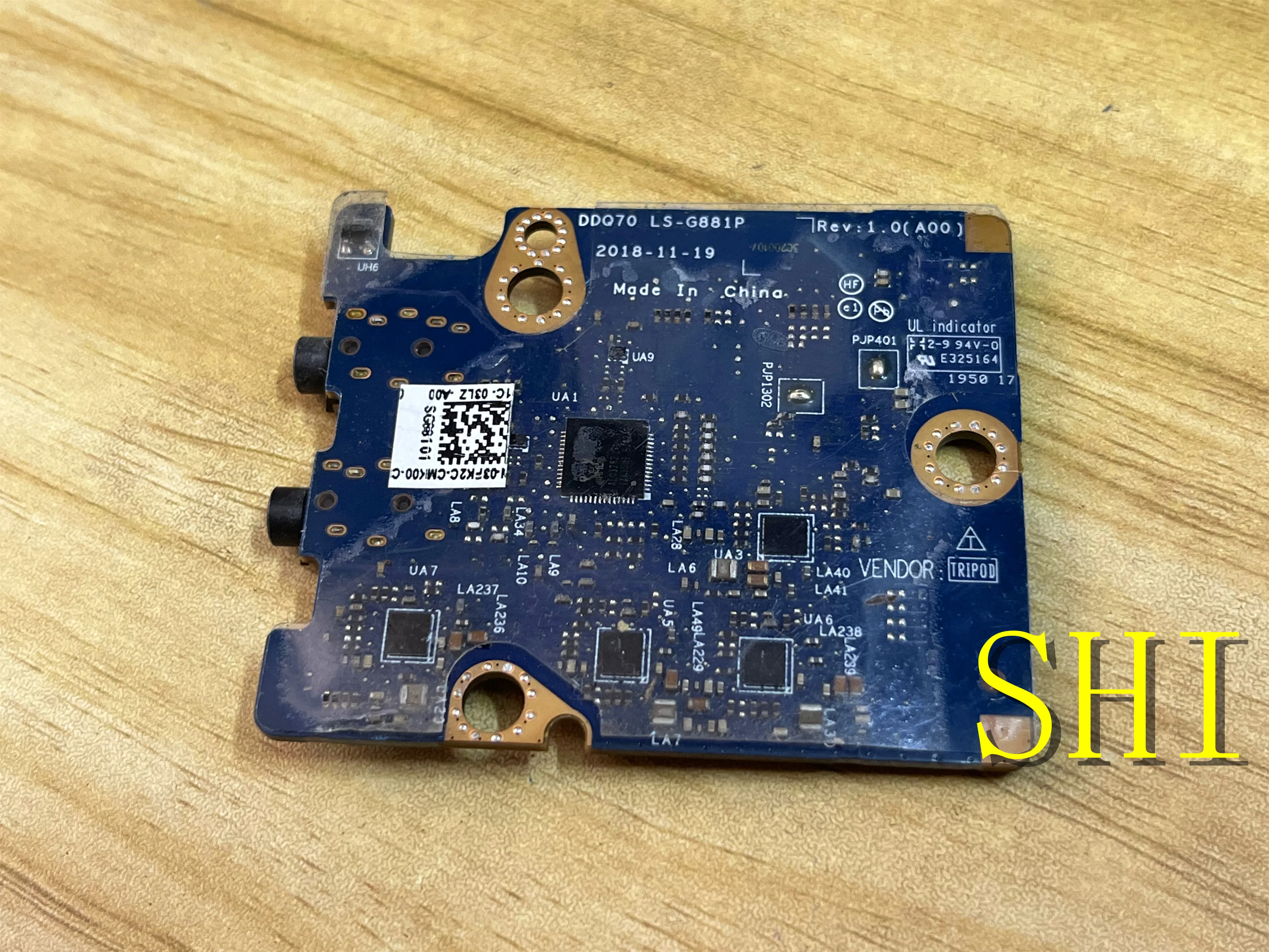 LS-G881P Original  DELL FOR Alienware Area 51m R1 Audio Board DDQ70 03FK2C 3FK2C Test OK Free shipping