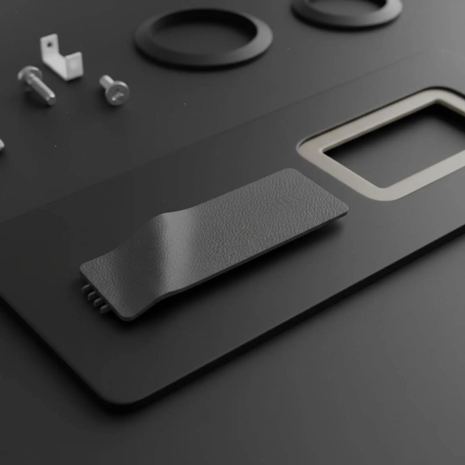 

VIN Number Cover Long-Lasting ABS+PC Material Passenger Side VIN Trim Automotive Interior Part Reinforced Clips