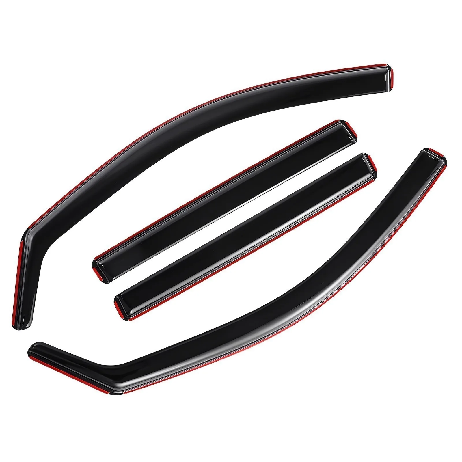 

4pcs For 2023-2025 Honda Pilot In-Channel Window Visors Vent Shade Rain Guards