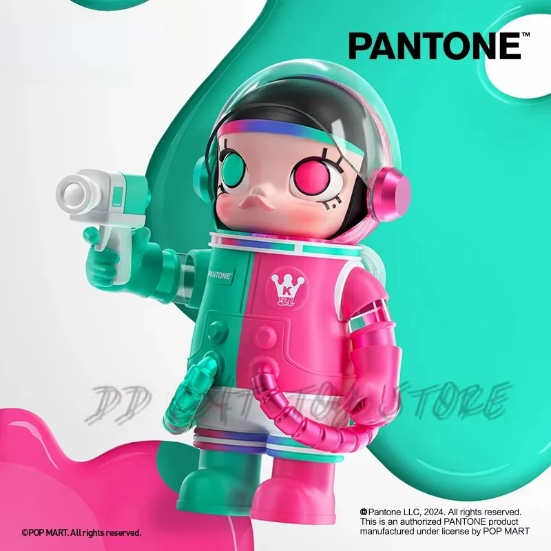 New Arrival Kawaii Molly Mega Space Molly 1000% Pantone Collectible Figure Model Trendy Fashion Ornament Gift Xmas Birthday Gift