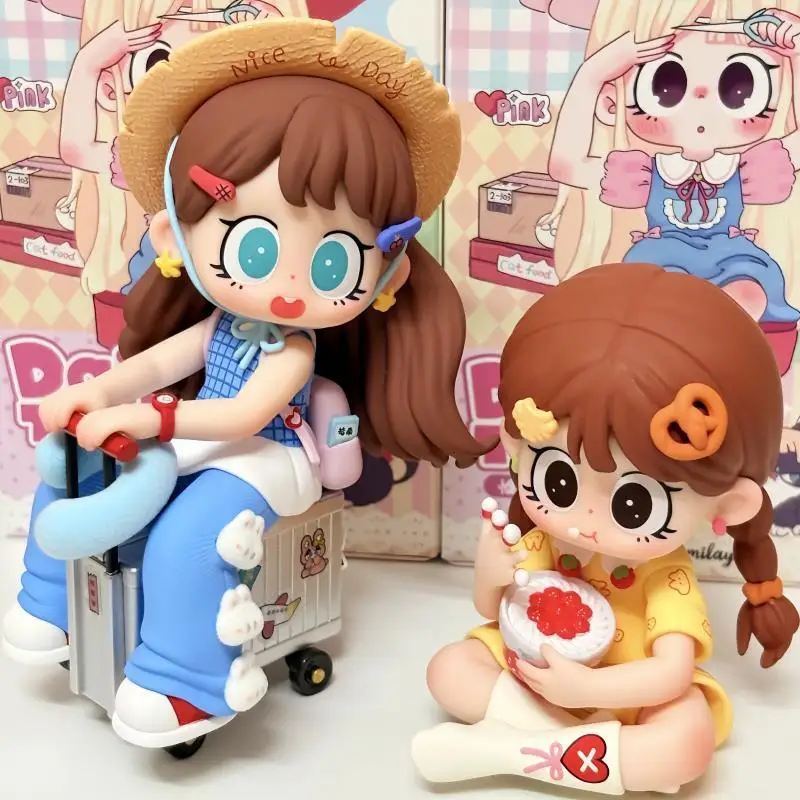 

Подлинная в наличии серия Milay Daily Times, слепая коробка, милые фигурки, игрушки, загадочная коробка, настольный орнамент, куклы-сюрпризы, подарки для девочек