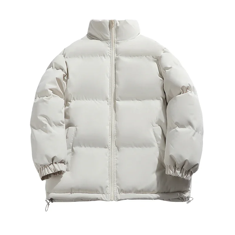 شتاء دافئ بلون سستة سترات للرجال في الهواء الطلق يندبروف ملابس الشارع الشهير الوقوف طوق سميكة الرجال سترات قطنية جديد #1