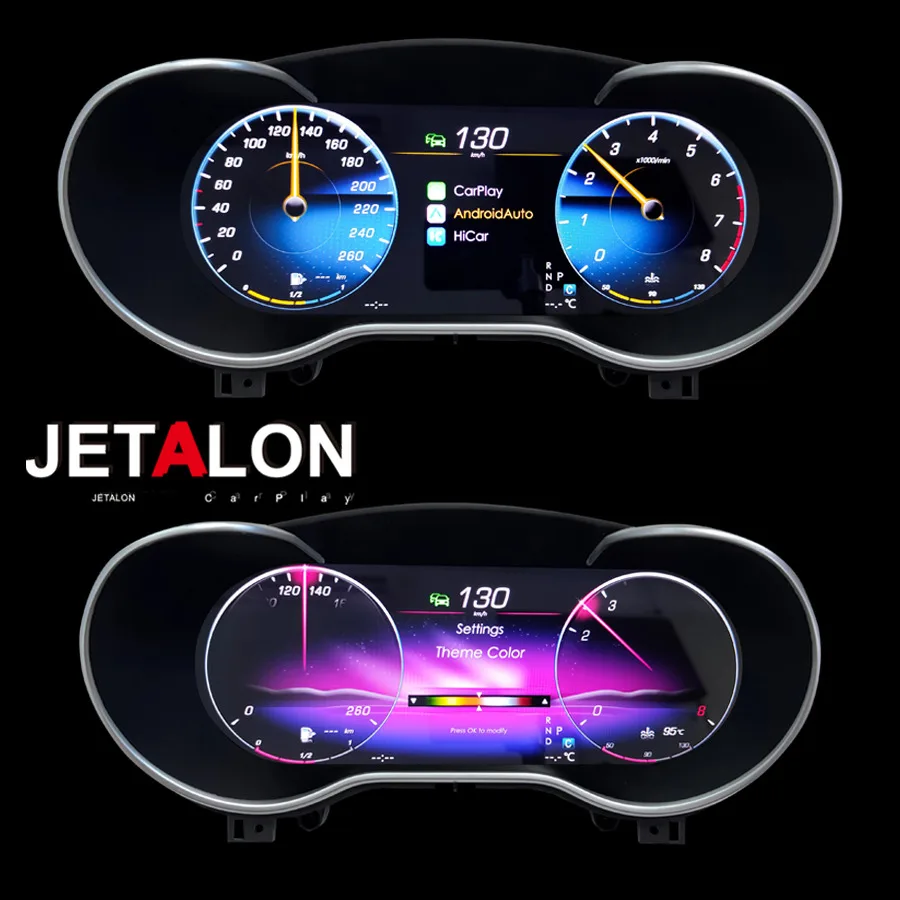 S 12.3 Inch LCD Dashboard Screen Smart Cluster for Mercedes Benz V-Class V260 V250 W447 2016-2019 Speedometer Instrument Cluster