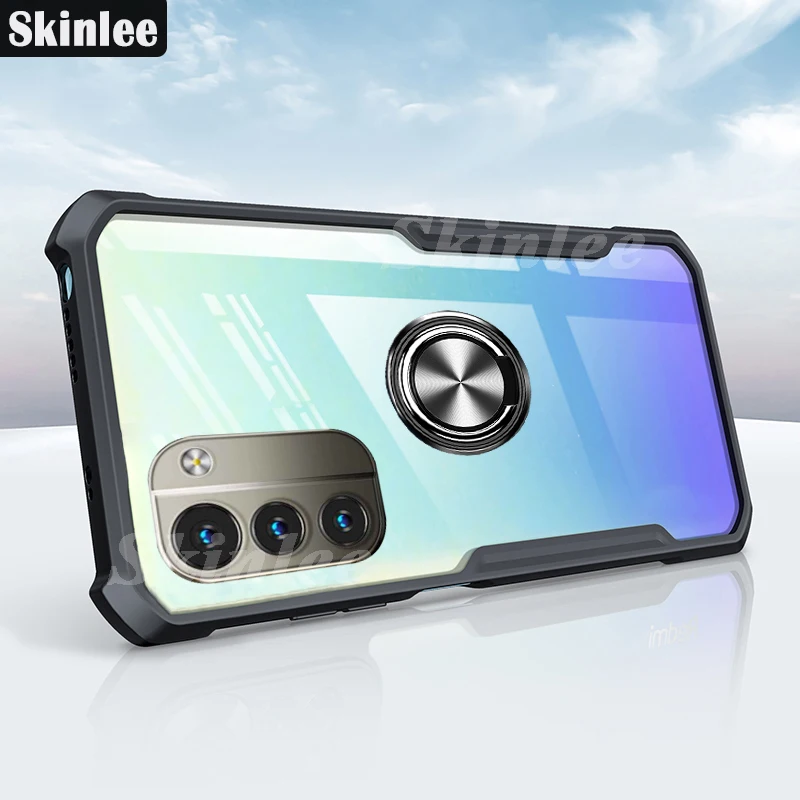 

Skinlee For Nokia G11 Case With Ring Transparent Airbag Corner Soft Border Shell For Nokia G21 Phone Cover