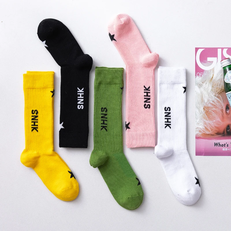 2024 women\'s golf socks outdoor sports combed cotton socks