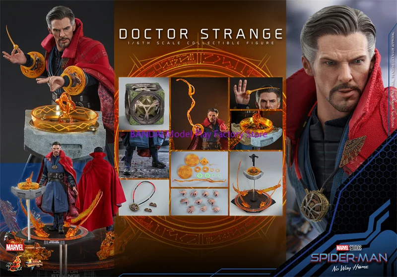 

В НАЛИЧИИ MMS629 Marvel Hot Toys Человек-паук No Way Home Doctor Strange Sixth Scale Фигурка Коллекционная фигурка Модель игрушки