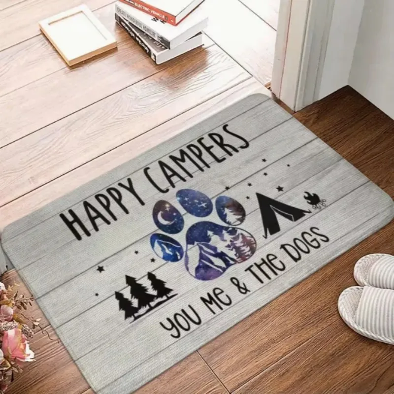VIKAMA Camping Car Printed Entrance Carpet, Absorbent And Non Slip Soft Floor Mat, Indoor And Outdoor Home Decoration