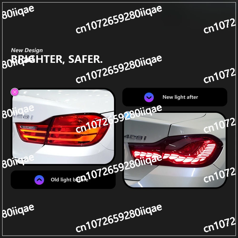 

Светодиодный задний фонарь в виде чешуи дракона, модифицированный M4 F82, обновленное рулевое управление GTS для BMW 4 серии F32 F36, задний фонарь в сборе