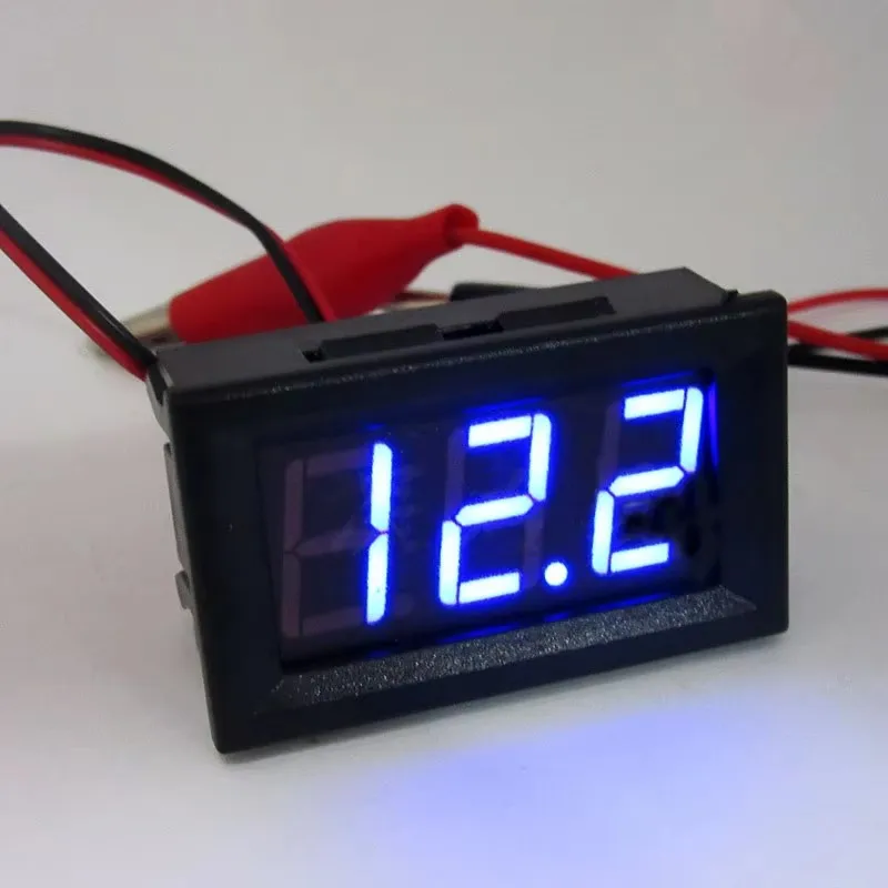 1/2/5PCS LED Digital Voltmeter DC 4.5V-30.0V Reverse Protection 0.56-inch With Shell Digital Tube Dc Voltmeter Head A5