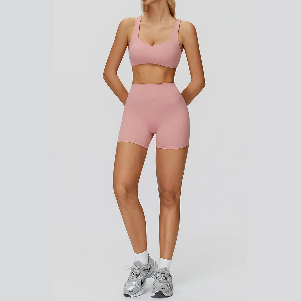 2 قطعة مجموعة اليوغا ملابس رياضية النساء ملابس رياضية ملابس اليوغا اللياقة البدنية مجموعة الملابس النسائية الرياضة الصدرية اللياقة البدنية تجريب طماق #2