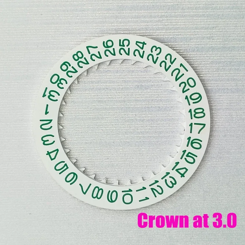 NH35 NH36 Date Dial Fits NH35A NH36A NH34 4R35 4R36 Japan Movement SKX007 Automatic Mechanical Movt Day Date Dial Wheel