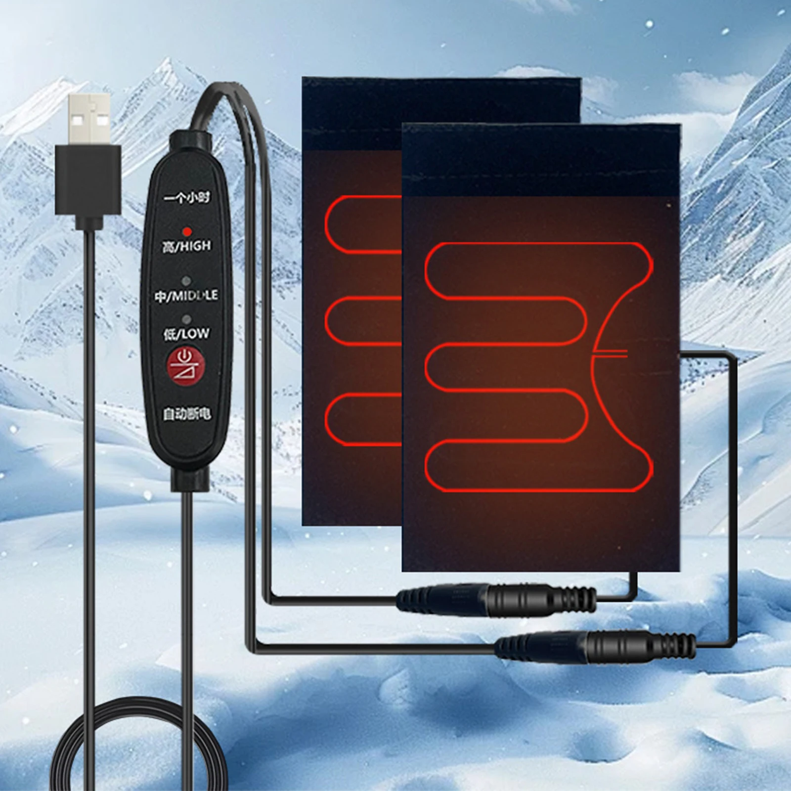 Cycling Heat Gear - 5V Gidon Isıtıcı Kaymaz Elektrikli Motorlu