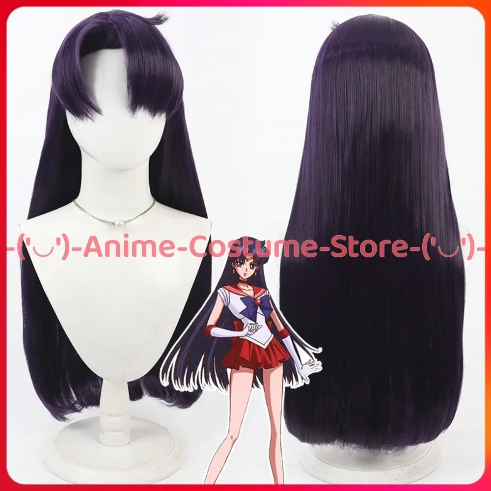 

Парик для косплея SMn Hino Rei, парик для костюма персонажа аниме-игры, парик для Хэллоуина, карнавала, вечеринки, термостойкий парик из синтетических волос