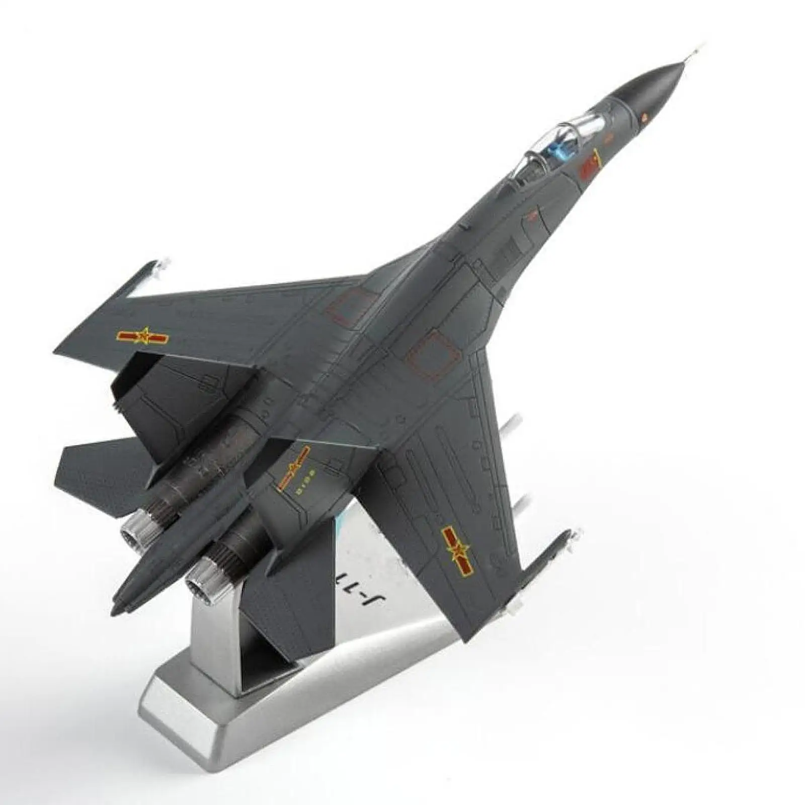 

1:100 Scale Fighter Jet Model Home Decor Aircraft Model for Bar Cafe