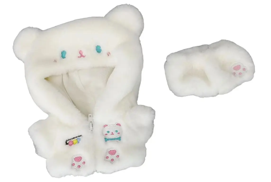 20cm Plush Doll Clothes, Anime Plushie Outfit Suit Pajamas, 8 inch Cotton Doll Clothes for Skzoo Dolls Stuffed Animals