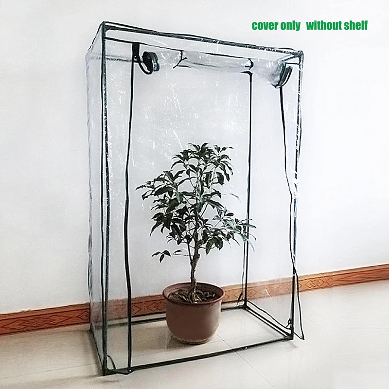 100x50x150cm Garden Warming Hood Pvc Greenhouse Seedling Windproof Thermal Insulation Without Bracket